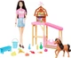 Ігровий набір Барбі Конюшня для поні Barbie Stable with Small Pony Mysteries: The Great Horse Chase (HXJ40) - зображення 1