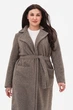 Пальто ELEN коричневого кольору 2XL (3044038) - изображение 2