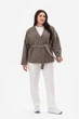 Жакет LOTTE коричневого кольору 4XL/5XL (3044047) - изображение 4