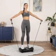 Виброплатформа Gymtek XP300 Black до 150 кг для похудения и лимфодренажа + Эспандеры - изображение 3