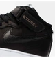 Чоловічі кросівки Stussy Air Force 1 Mid Sp чорні 47.5 - изображение 3