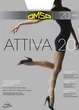 Класичні жіночі колготки omsa Attiva 20 fumo 5-XL - изображение 1