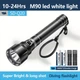 LED Ліхтарик SMILING SHARK M90 22 см для підводного плавання та охоти. - изображение 4