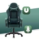 Геймерське крісло тканинне Hell's Chair HC-1000 Green - изображение 7
