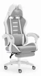 Геймерське крісло Hell's Chair HC-1039 2.0 Grey White тканина - изображение 1