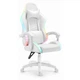 Геймерське крісло екошкіра Hell's Chair HC- 1000 White LED - изображение 1