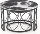 Набір столиків Halmar Alexandra Чорний мармур 2 шт (5905248129412) - зображення 3
