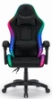 Геймерське крісло тканинне Hell's Chair HC-1000 Black LED - изображение 2