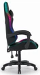 Геймерське крісло тканинне Hell's Chair HC-1000 Black LED - изображение 3