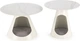 Набір столиків Halmar Osario Білий мармур 2 шт (5905248129658) - зображення 2