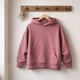 Однотонное худи на флисе oversize для девочки 122-128 см (7-8Y) George розовый - изображение 2