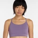Женский фиолетовый топ New Balance Essential Train Bra 40 (L) (WB51039AA5) - изображение 7