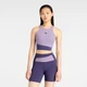 Жіночий бузковий топ New Balance NB Sleek Storage Race Crop 36 (S) (WT61P7F8AA5) - зображення 1