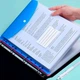 Набір кольорових папок-вкладишів з кнопкою 6 штук Вертикальні - изображение 3
