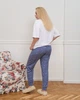 Пижамные штаны Plus Size - синие с луной и звёздами 2XL - изображение 5