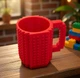 Кухоль-конструктор Build-On Brick Mug для напоїв оригінальний подарунок 350 мл Червоний - зображення 9