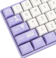 Клавіатура ігрова ajazz ak680 68%, violet-white, blue switch - зображення 5