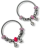 Універсальний комплект браслетів у стилі Pandora Серія 6 Pink Blossom 2 шт - зображення 1