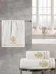 Набір рушників Maison D'or Royal Crown Ecru махрові 30-50 см, 50-100 см, 70-140 см кремові - зображення 1
