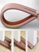 Плінтус гнучкий для усунення дверних зазорів Tani BOTTOM SEAL Коричневий (21574896) - зображення 12