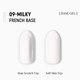 База Adore Professional камуфлююча для нігтів French base №09 Milky молочна 15 мл - зображення 2