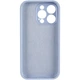 Чохол Silicone Case Full Camera Protective (AA) для Apple iPhone 16 Pro Max (6.9") Блакитний / Lilac Blue - зображення 4