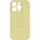 Чохол Silicone Case Full Camera Protective (AA) для Apple iPhone 16 Pro Max (6.9") Жовтий / Mellow Yellow - изображение 6