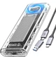 Зовнішня кишеня Orico USB4 M.2 NVMe, сумісний з Thunderbolt 4/3, TCM2 Silver - зображення 2