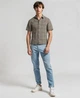 Рубашка H&M M Коричневый 0941102_беж.клетка - изображение 1