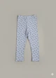 Пижамные брюки H&M 98/104 Голубой 1241119_бел.цветы - изображение 1