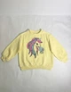 Свитшот на флисе H&M 104 Желтый 1068811_единорог - изображение 1