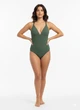 Купальник H&M L Хаки 1142435 - изображение 1