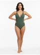 Купальник H&M L Хаки 1142435 - изображение 2