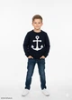 Джемпер H&M 86 Темно-синій 0813609_якір - зображення 1