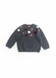 Джемпер H&M 74 Темно-сірий 0864487_сердечки - зображення 2