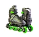 Раздвижные ролики Scale Sport Adult Skates&nbsp;размер&nbsp;41-44 стелька 26,5-28,5 см Зеленые - изображение 1