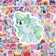 Стикеры Май Литл Пони 100 шт, 4*5 см, наклейки My Little Pony - изображение 8