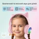 Бездротові навушники дитячі Bluetooth з мікрофоном Proove Kids LumiCat |BT6.0/AUX, 100H| Котячі вушка blue/pink - зображення 5