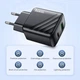Сетевое зарядное устройство Hoco Premium 30W/3A PD Type-C + USB-A — быстрая зарядка для смартфона и планшета - изображение 4