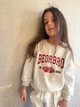 Детский спортивный костюм светло-серый, свитшот и брюки 120 см - изображение 4