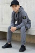 Спортивний костюм Stone Island сірий на 9років 140см арт0293 - зображення 1