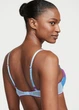 Комплект білизни VICTORIA'S SECRET Tease Push-Up Bra Set Bikini Blue (Бюстгальтер +трусики)Блакитний з рожевим 34D-L - изображение 2