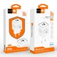 Мережевий зарядний пристрій WUW C228 GaN PD30W+QC3.0 (USB+Type-C) white - изображение 4