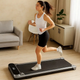 Беговая дорожка электрическая Treadmill, до 120кг, 1100Вт, до 6км/час, тихая и компактная для дома, квартиры или офиса - изображение 5