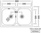 Zlew kuchenny Kernau KSS G 804 2B Smooth - obraz 2