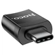 Адаптер переходник Hoco UA17 Type-C папа/мама USB 3.0, поддерживает функцию OTG, передачу данных, зарядку 2A/4A Black - изображение 6