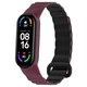 Ремінець для Xiaomi Mi Band 3/4/5/6/7 Silicone Link Plum/Black - изображение 1