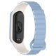 Ремінець для Xiaomi Mi Band 3/4/5/6/7 Silicone Link Lilac Blue/Beige - изображение 3