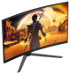 Монiтор TFT AOC 31.5” C32G42ZE VA FHD Curved 240Hz (260 OC) 300nit HDMI DP Black - изображение 4