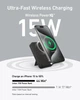 Портативний зарядний пристрій MagGo 10000 mAh Qi2 15W + USB-C PD 27W Black Anker (teh0027062) - зображення 5